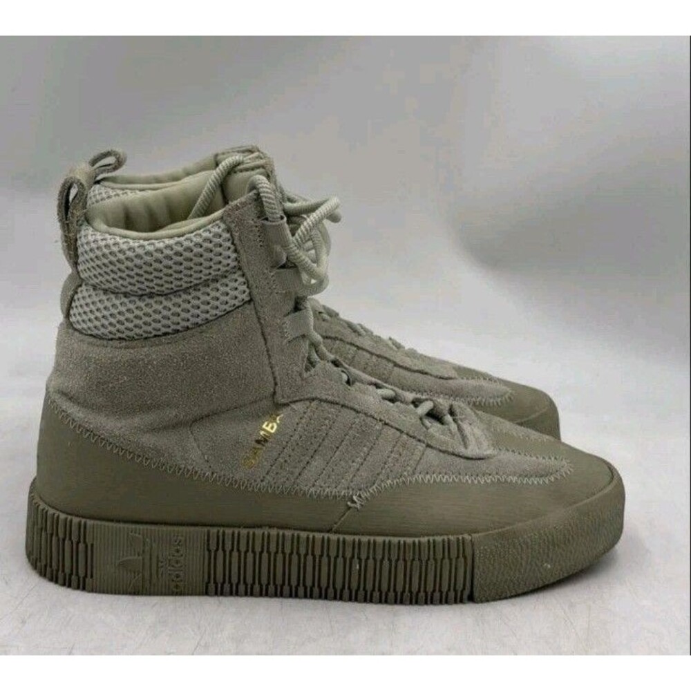 adidas Samba Boot Halo Green Size 7W / 6M High Top Gorpcore Sneakers GZ8108 Used